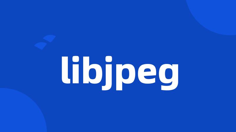 libjpeg