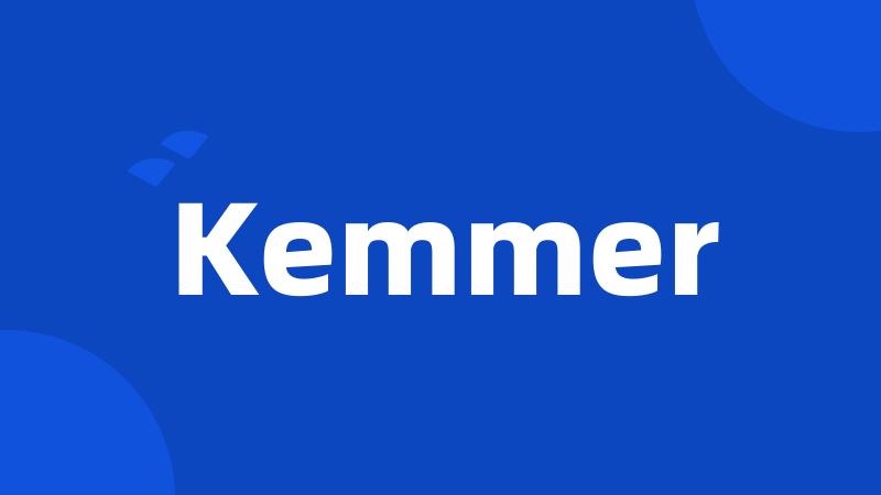 Kemmer