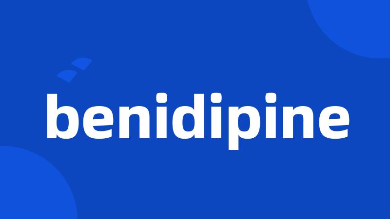 benidipine