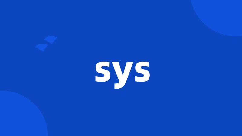 sys