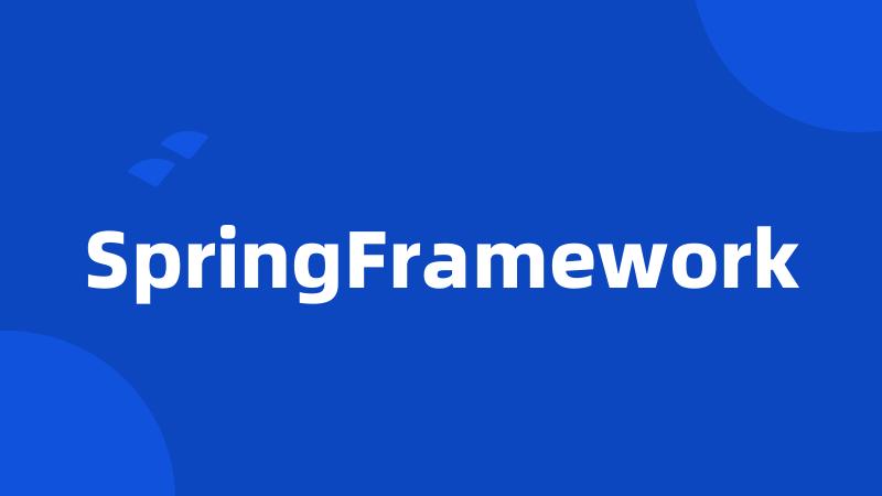 SpringFramework