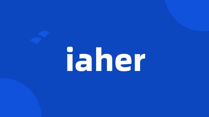 iaher