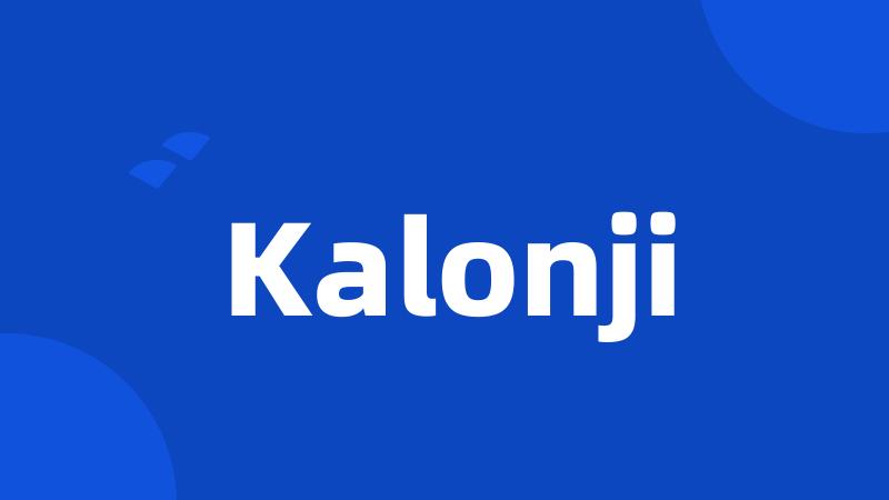 Kalonji