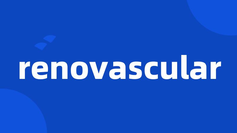 renovascular