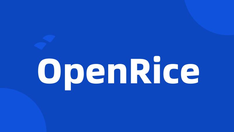 OpenRice