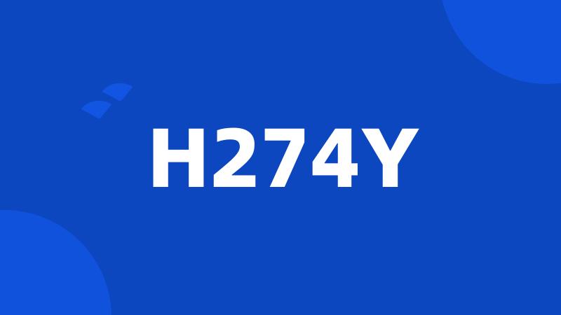 H274Y