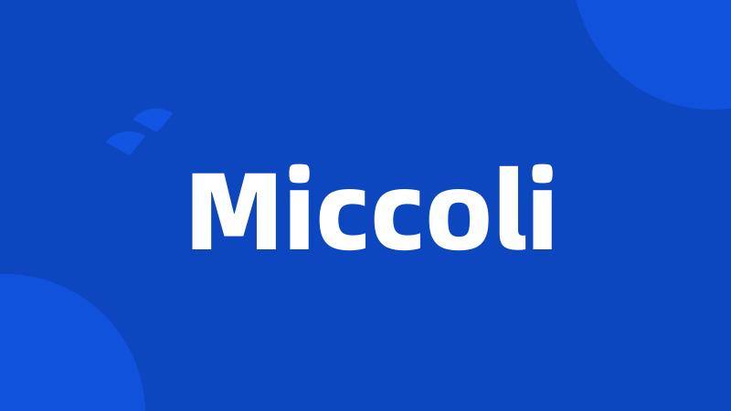 Miccoli