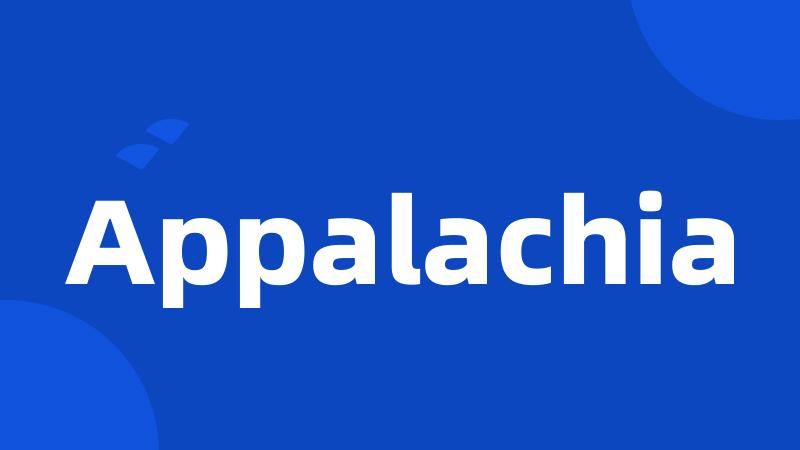 Appalachia