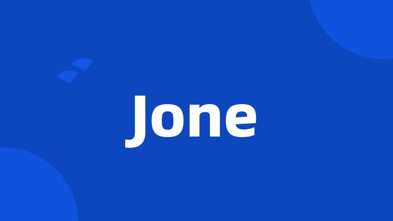 Jone