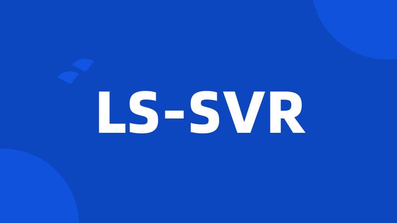 LS-SVR