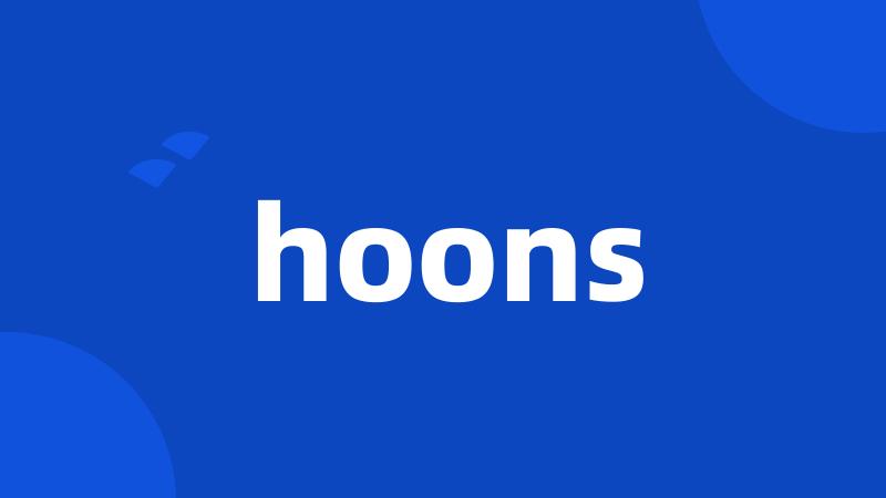 hoons