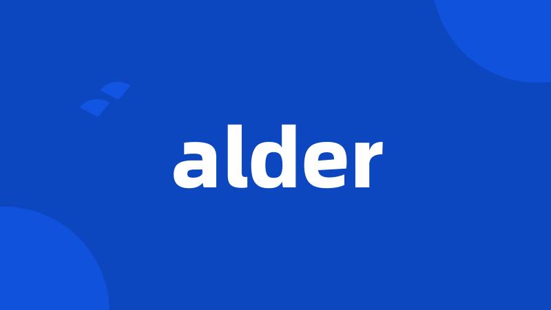 alder