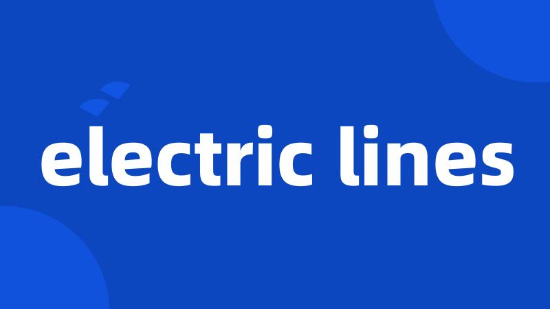 electric lines