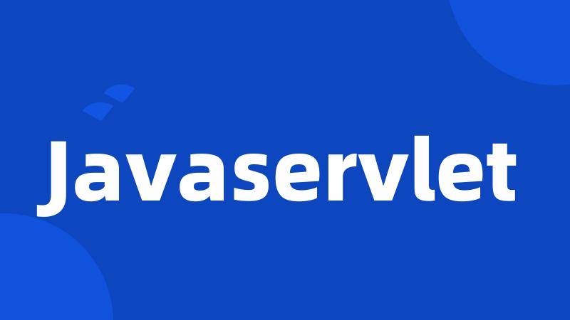 Javaservlet