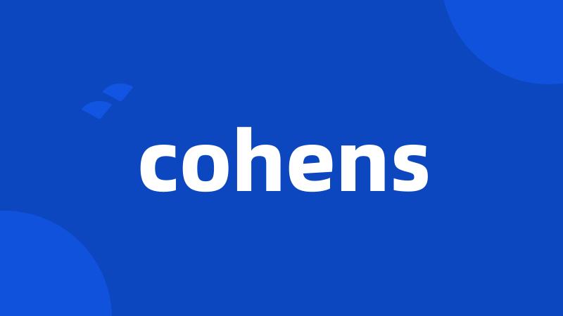 cohens