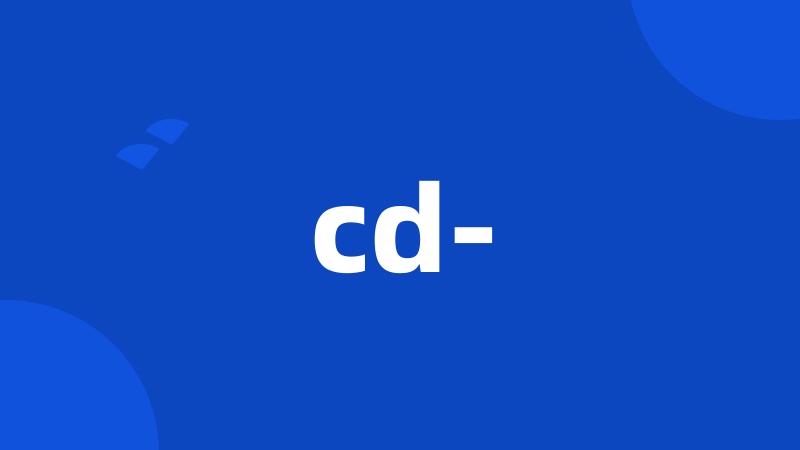 cd-