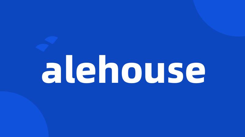 alehouse