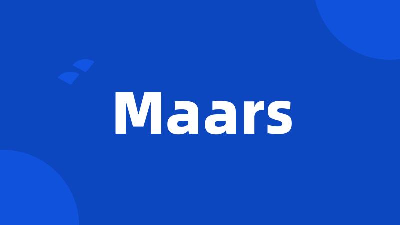 Maars