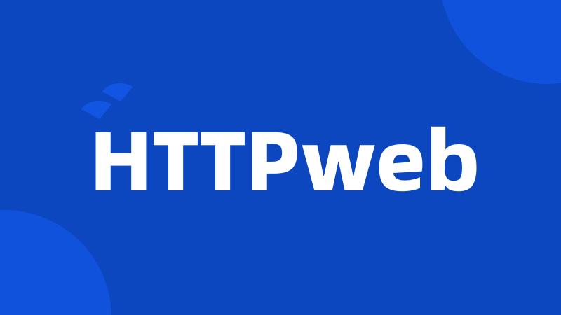 HTTPweb