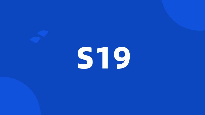 S19