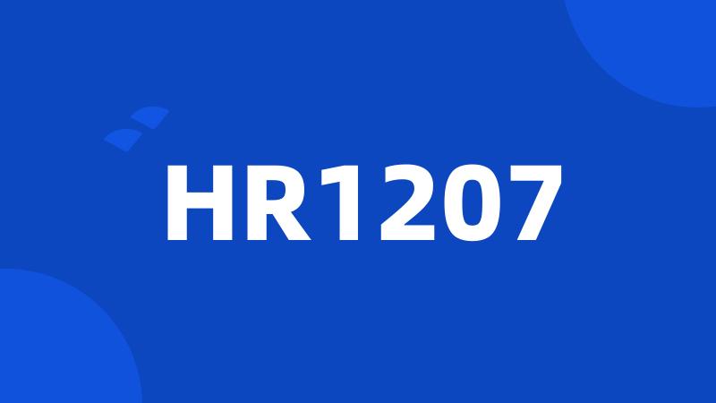 HR1207