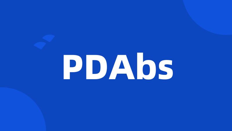 PDAbs