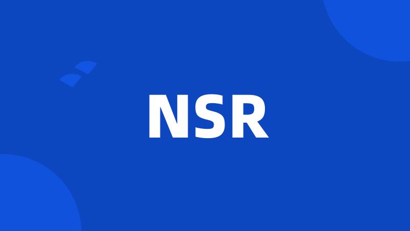 NSR