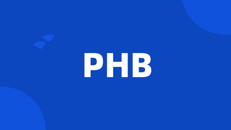 PHB