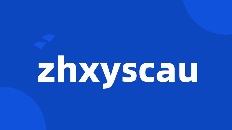 zhxyscau