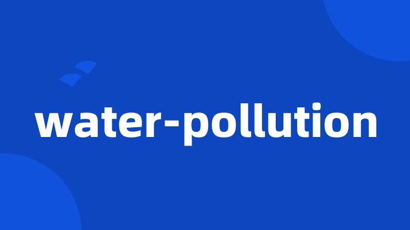 water-pollution