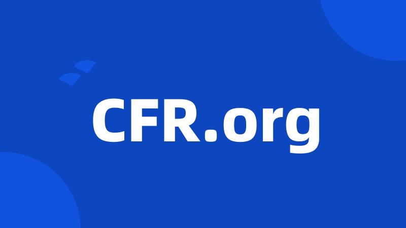 CFR.org