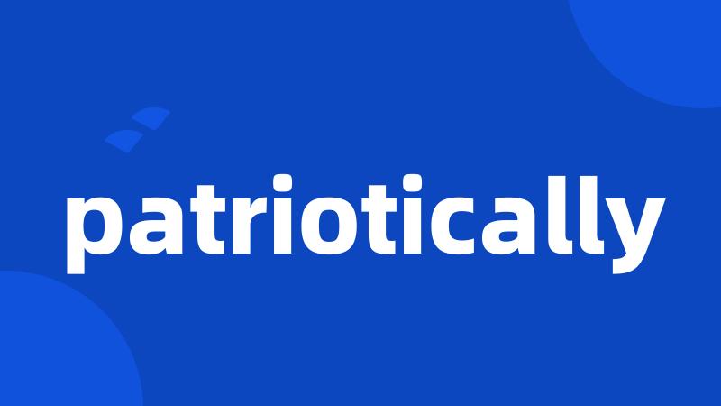 patriotically