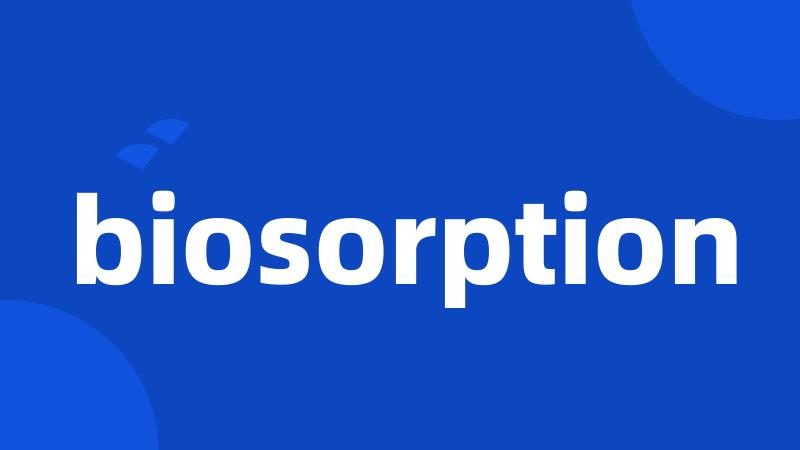 biosorption