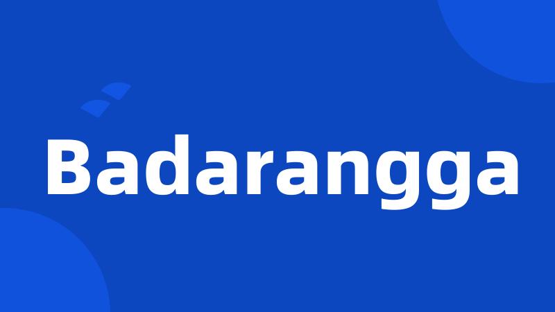 Badarangga