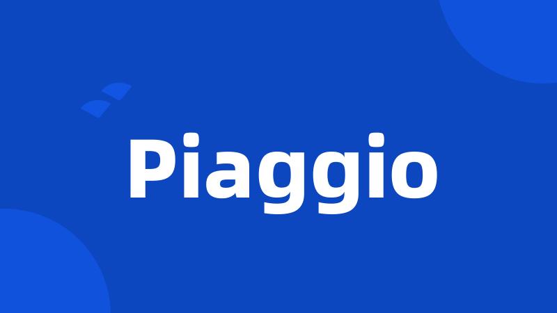 Piaggio