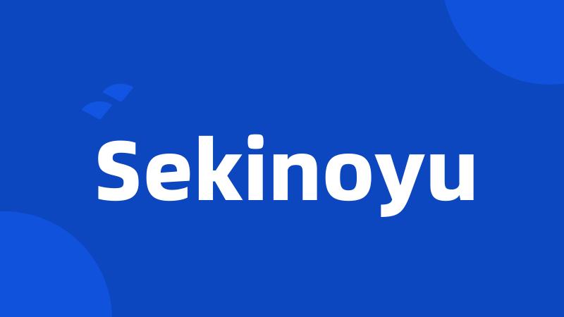 Sekinoyu