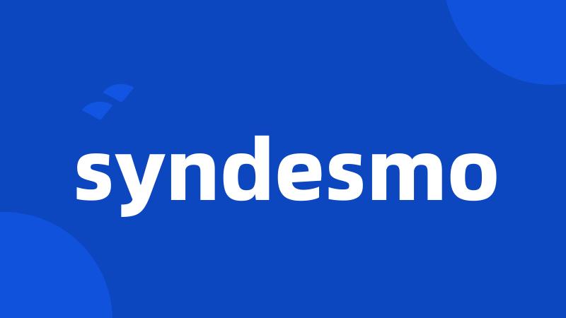 syndesmo