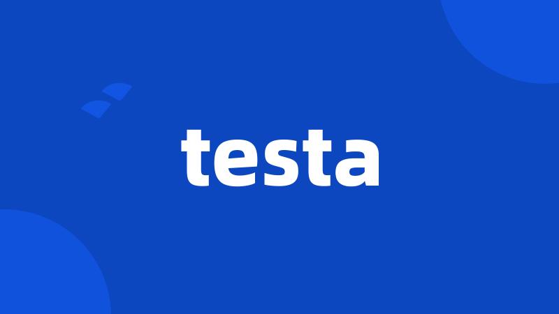 testa