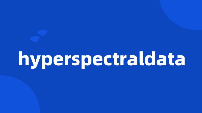 hyperspectraldata