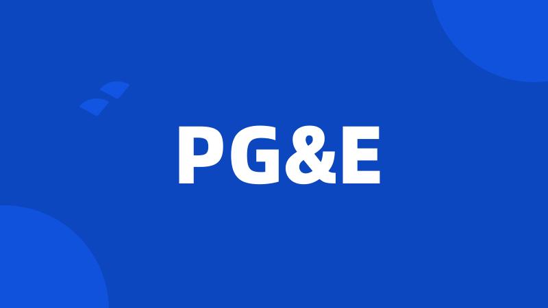 PG&E