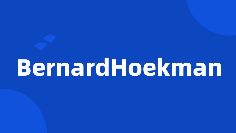 BernardHoekman