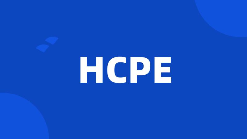 HCPE