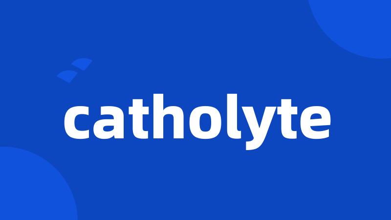 catholyte