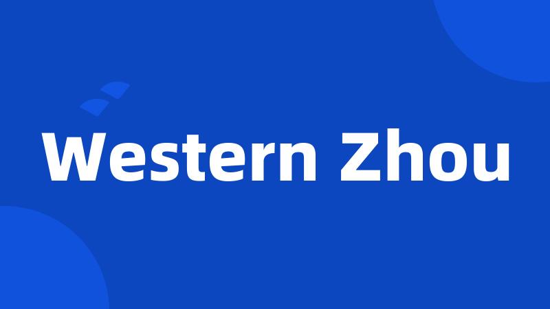 Western Zhou