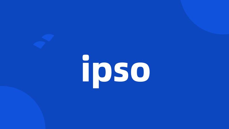 ipso