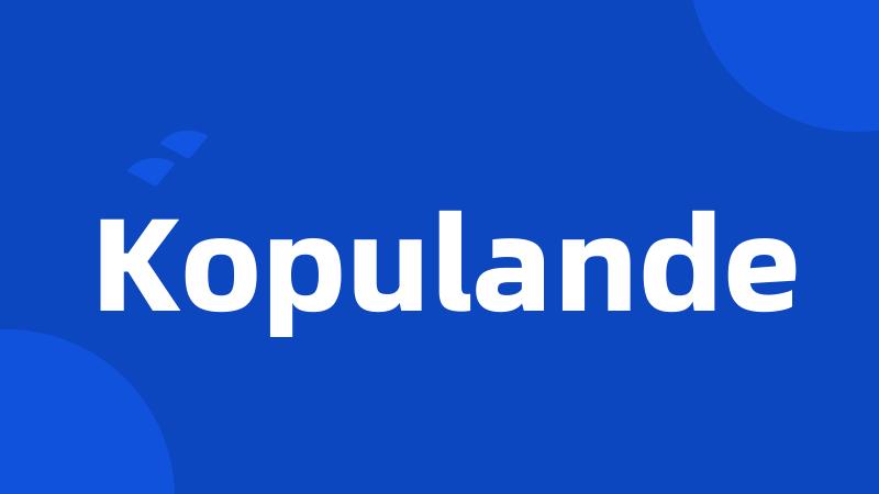 Kopulande