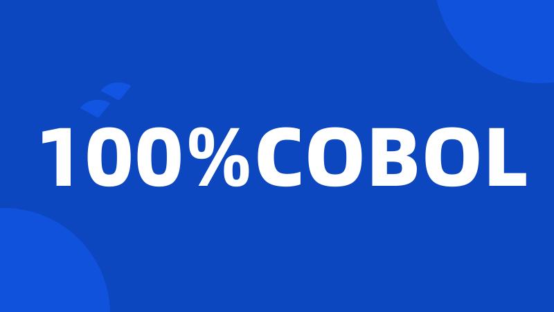 100%COBOL