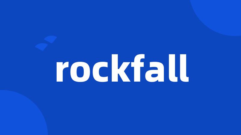 rockfall