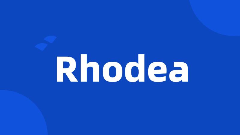 Rhodea