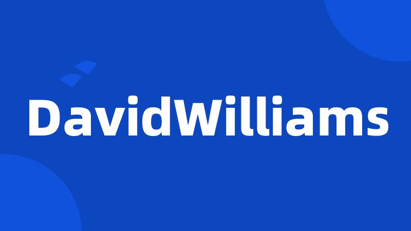 DavidWilliams